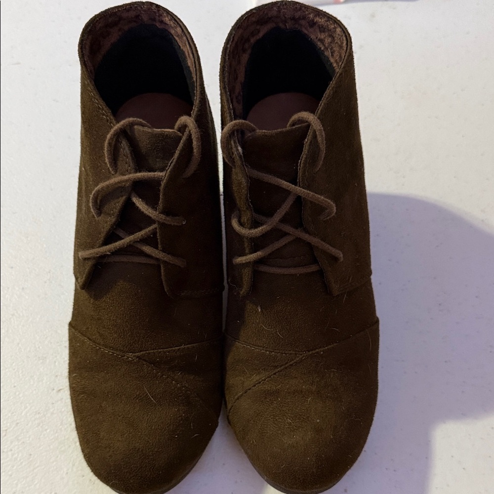 Green Army Suede Women's Ankle Boots